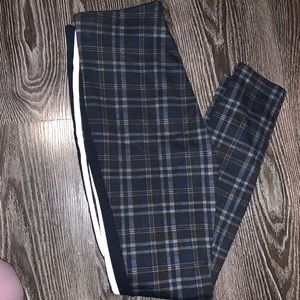 Zara plaid pants